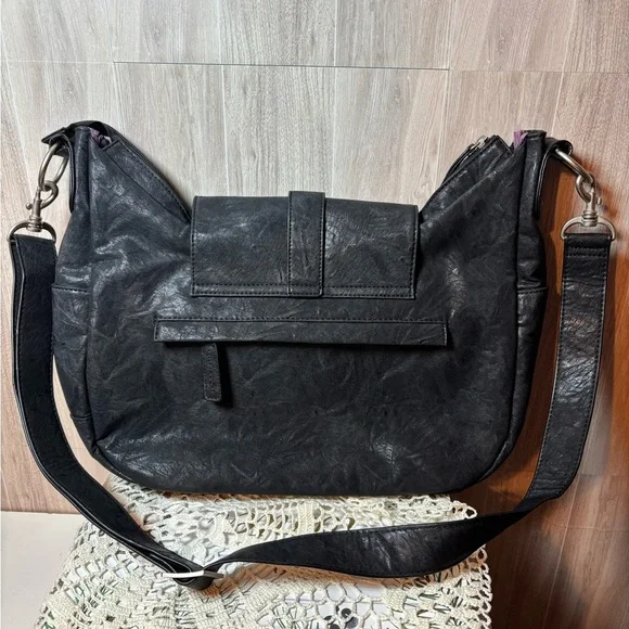 Kelly Moore Black Women's Boho Multi Function Camera Shoulder Bag